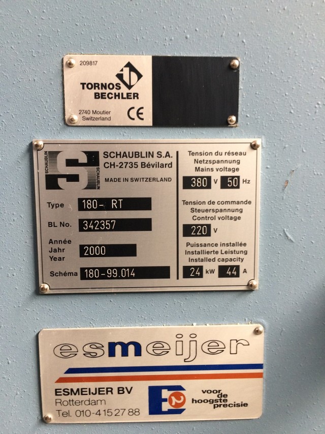 Schaublin 180CCN R-T A2-6 - 9