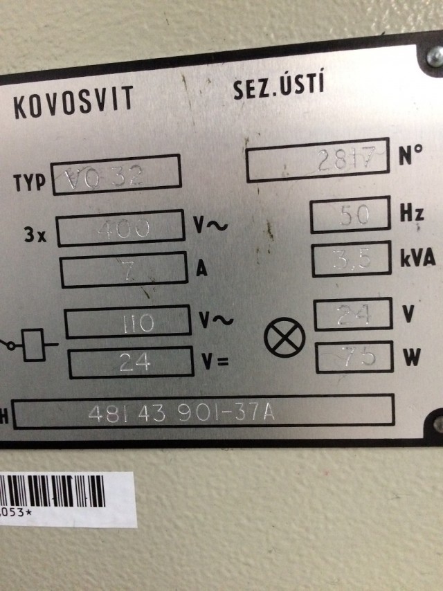 MAS Kovosvit V032 - 6