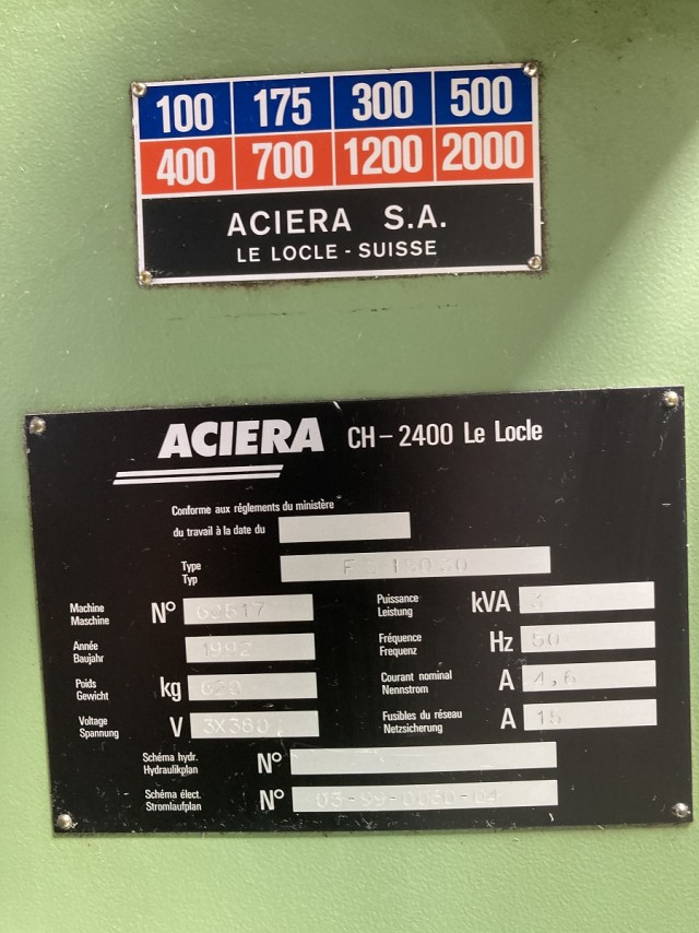 Aciera F3 Iso 30 - 11