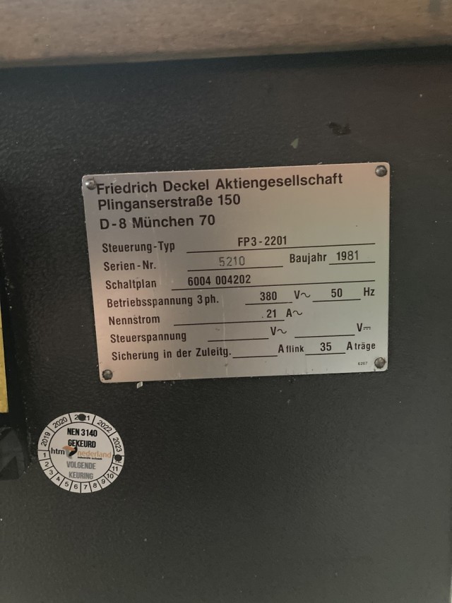 Deckel FP3-Aktiv - 6
