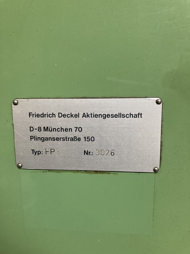 Deckel FP3 - 10