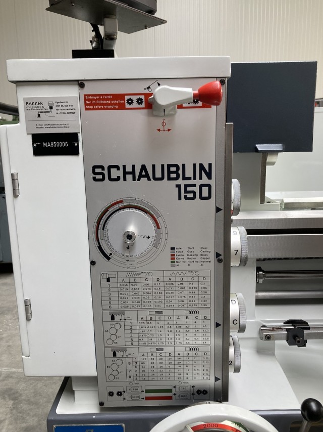 Schaublin 150A - 9