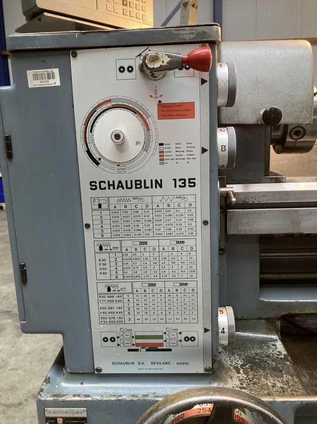 Schaublin 135 - 8