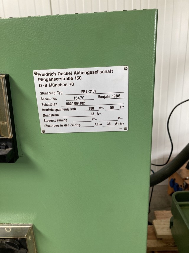 Deckel FP1 Aktiv TNC113 - 7