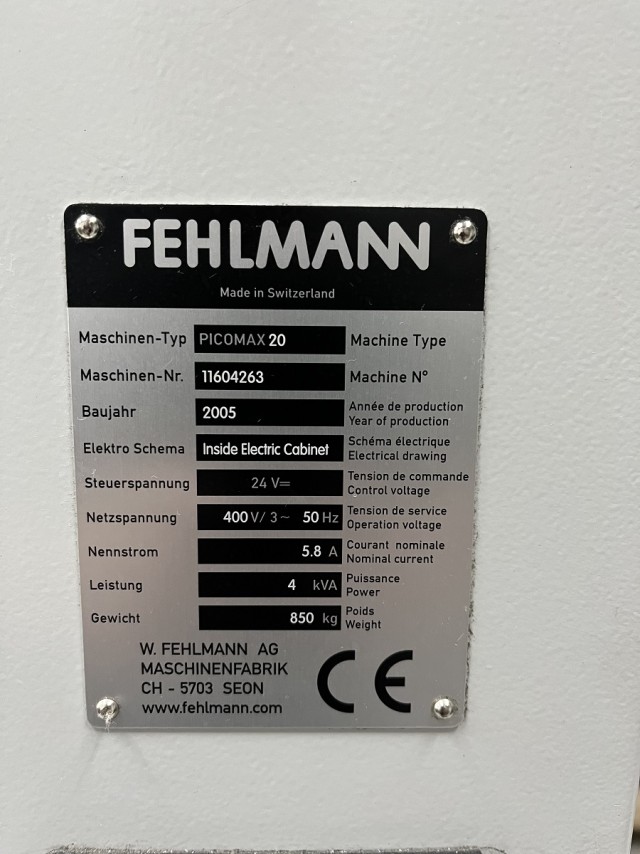 Fehlmann P20 - 8